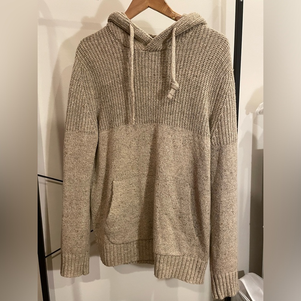 American Eagle Knit Sweater Hoodie